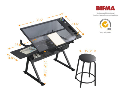 Adjustable Drafting Desk