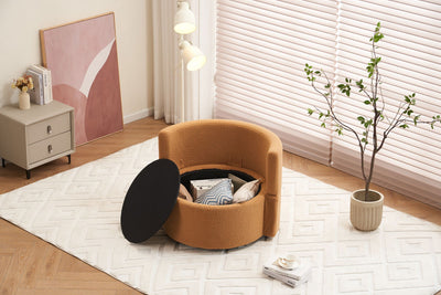 Cozy Round Storage Chair