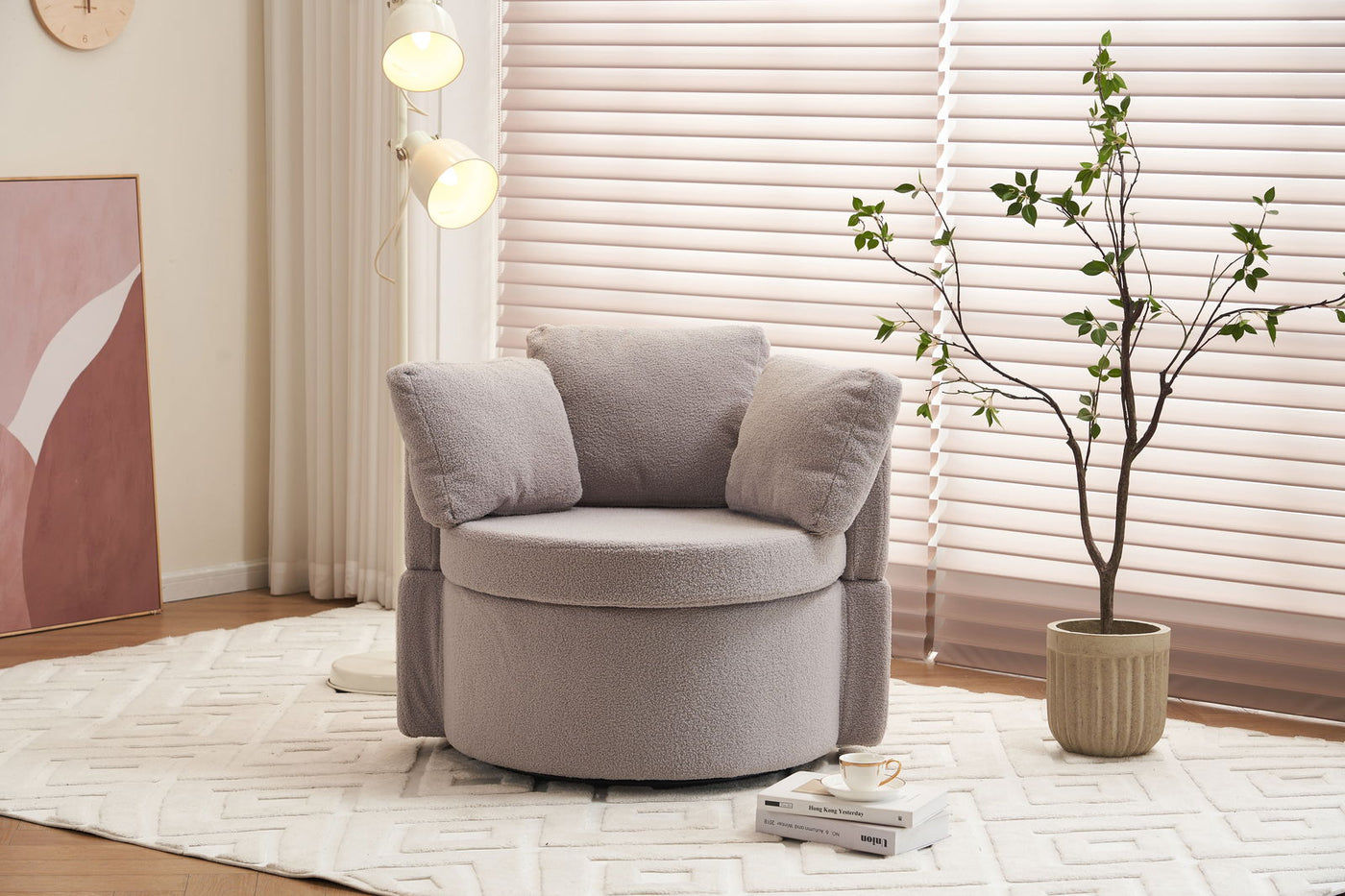 Cozy Round Storage Chair