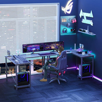 L-Shaped Gaming Desk