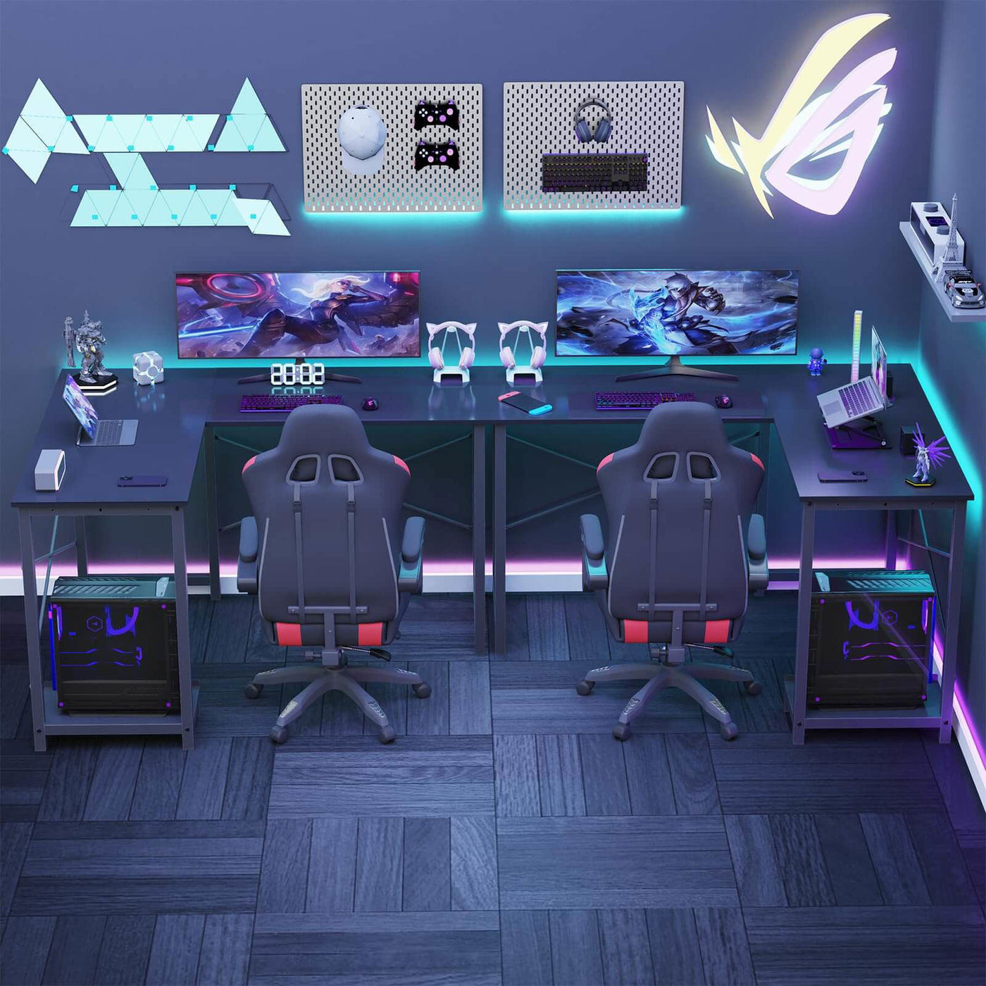 L-Shaped Gaming Desk