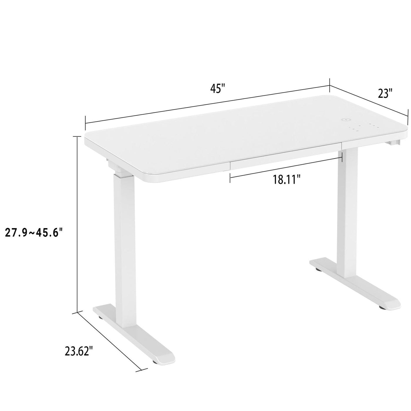 Logicfox Electric Smart Standing Desk