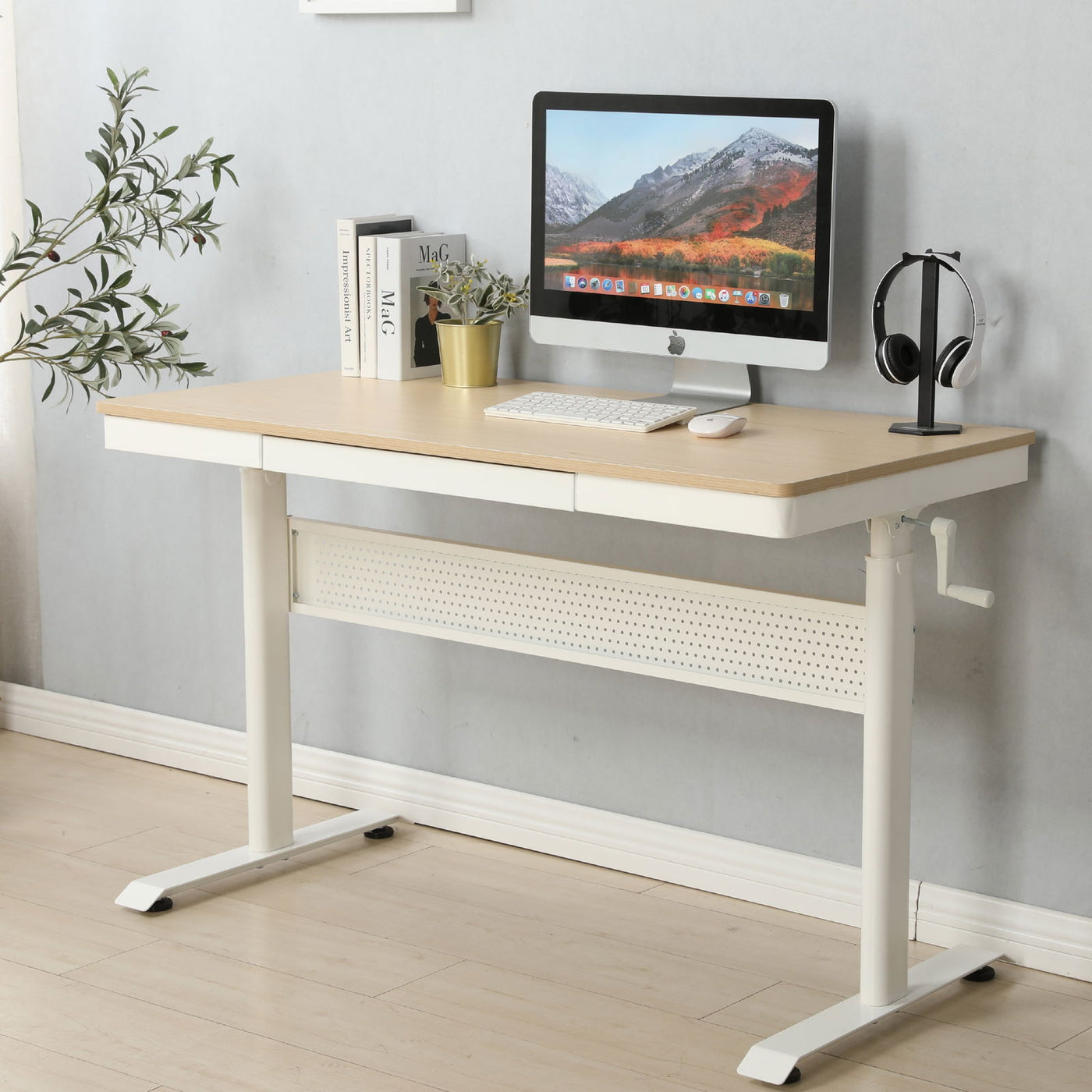 Logicfox Hand Crank Standing Desk