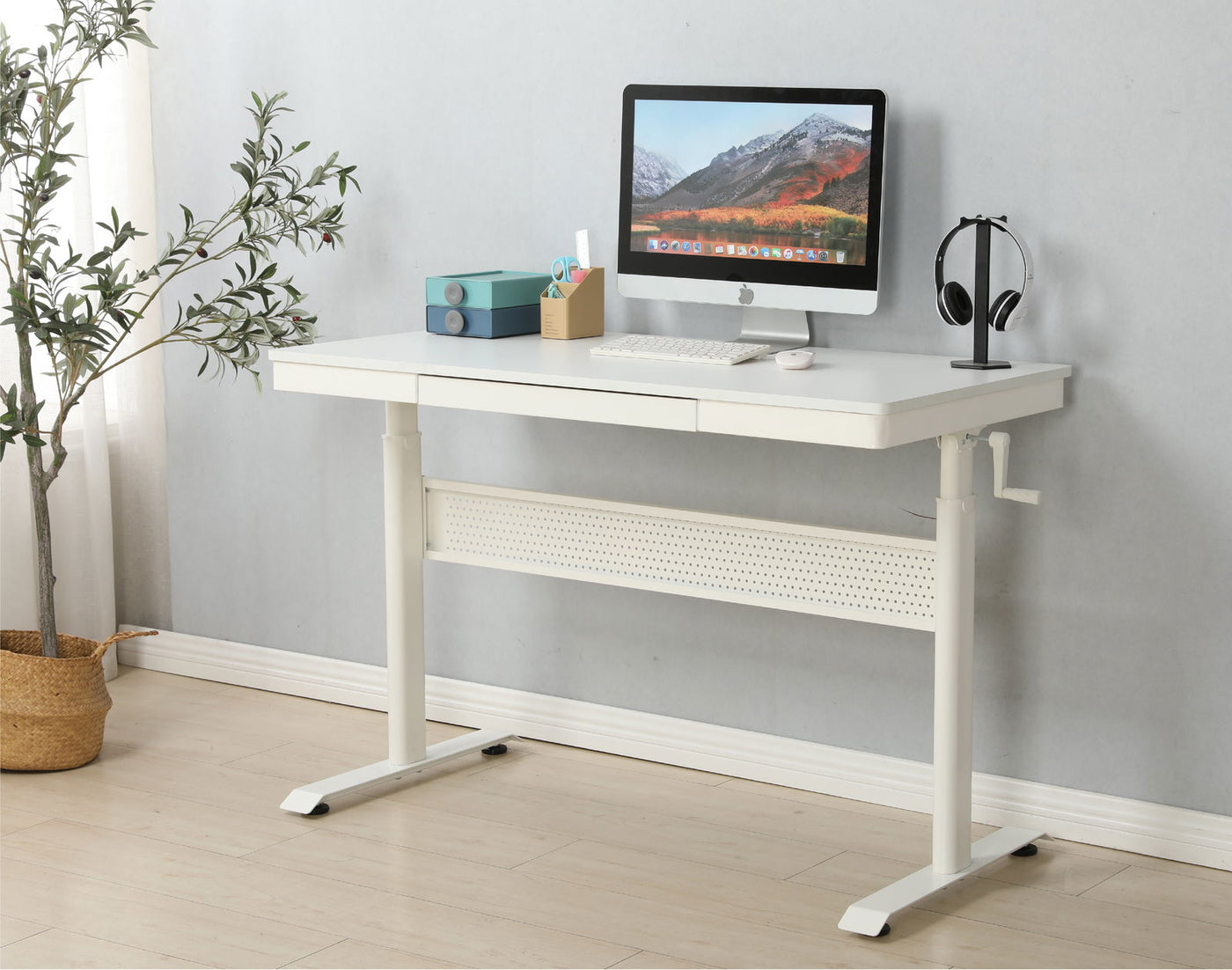 Logicfox Hand Crank Standing Desk