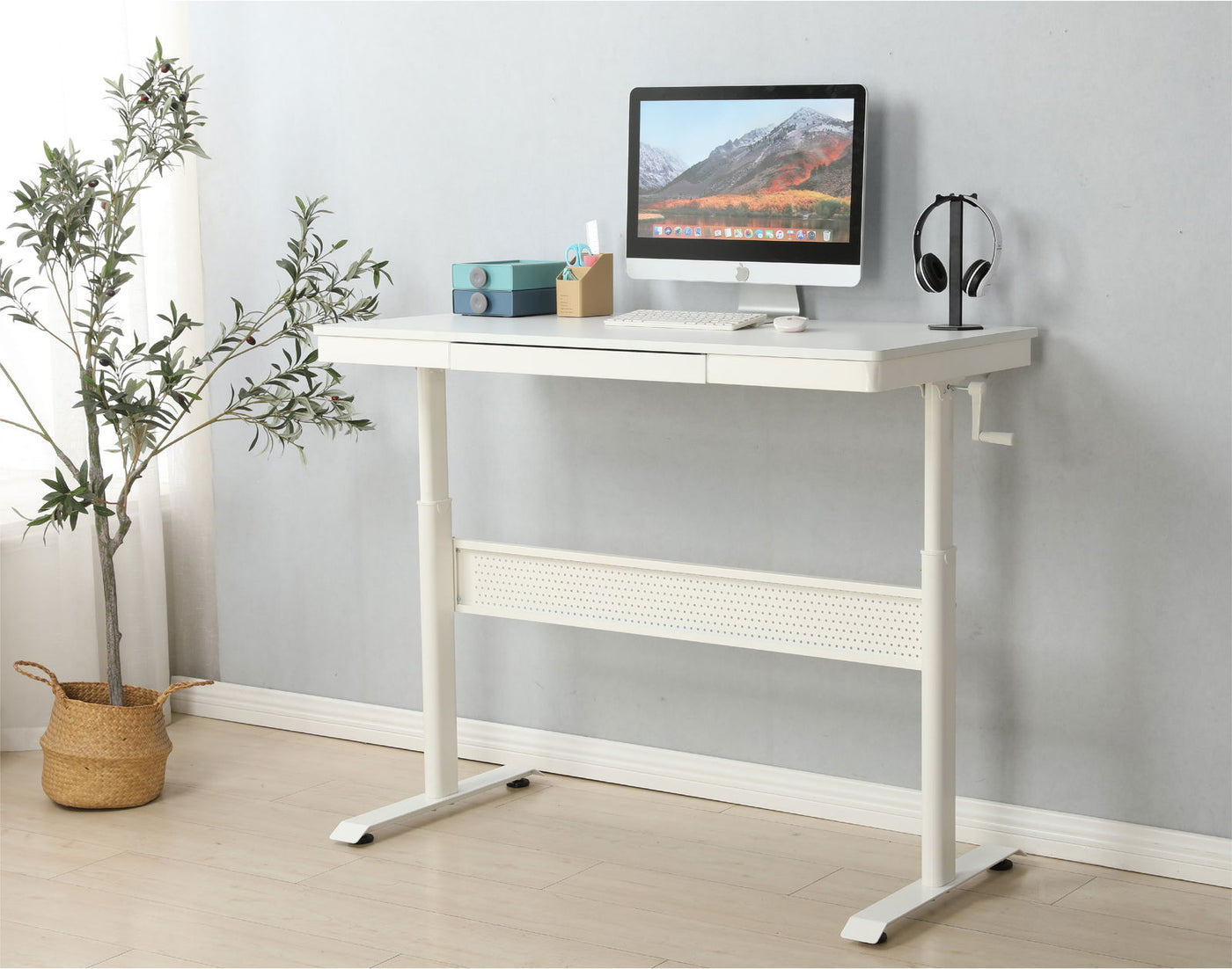 Logicfox Hand Crank Standing Desk