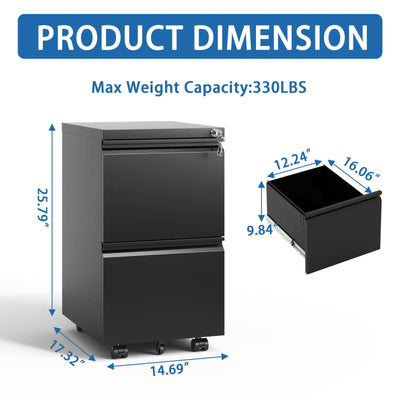 Mobile File Cabinet Secure Lock