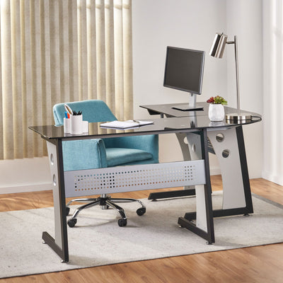 Sleek U-Shaped Desk