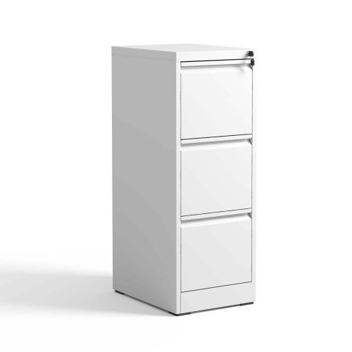 Three-Drawer Lockable Mobile File Cabinet